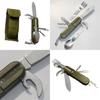 Camping Multifunctional Portable Folding Stainless Steel Tableware Cutlery