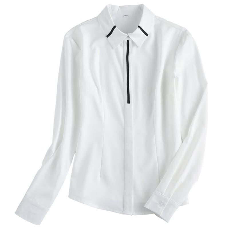 Trolman Women's Elegant Long-Sleeve Professional Shirt