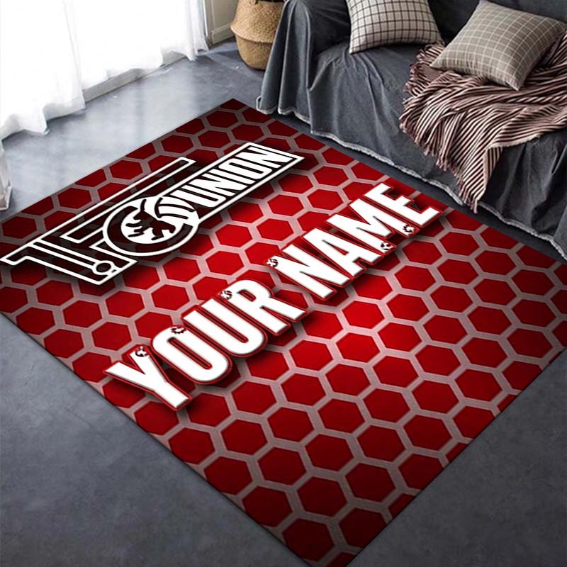 Custom Name FC Union Berlin Carpet Rug for Living Room Bedroom Home Sofa Decoration,Kids play Non-slip Floor Mat