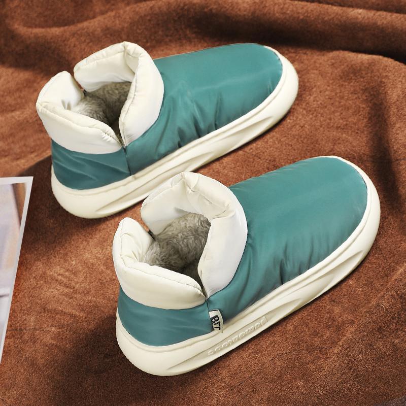 Winter Northeast Snow Boots Men's Fleece Thickened Bread Shoes Women's Cotton Shoes Warm Men's Shoes Snow Cotton Boots Couple 2025