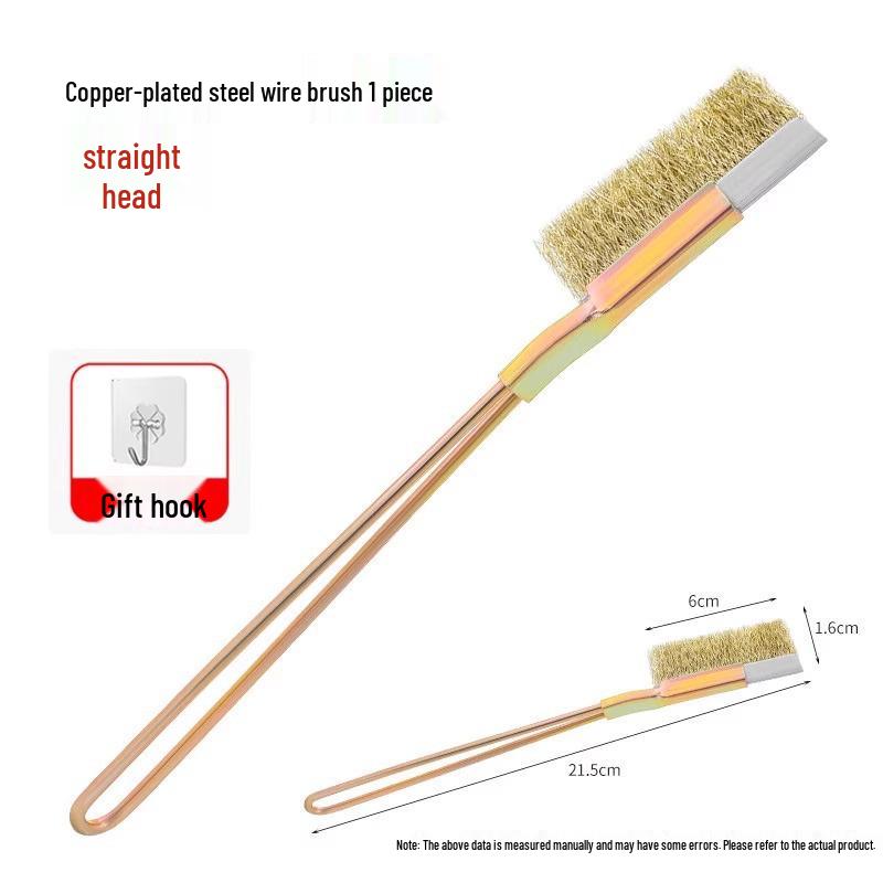 Steel Wire Cleaning Brush with Handle for Grill and Kitchen Rust Removal