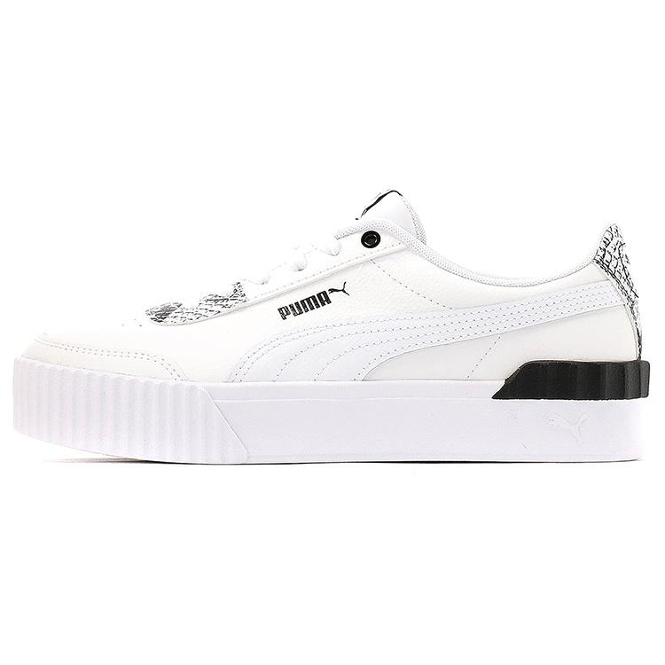 (WMNS) PUMA Carina Lift Casual Shoes For White/Black Women s 382504-01 EU 35.5