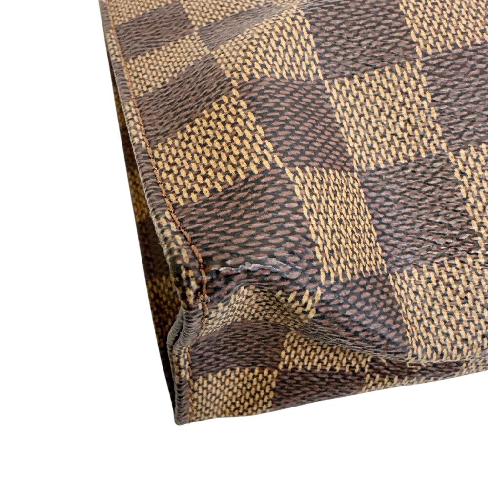 LOUIS VUITTON business bag Cosmetics Pouch Damier PVC coated canvas Poche Toilette 26 Limited Edition Clutch bag Brown PVC coated canvas Used