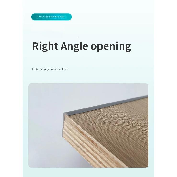 5M Self-Adhesive u-Shaped Edge Banding Strip Furniture Wood Board Cabinet Table Chair Protector Cover Silicone Rubber Seal Strip