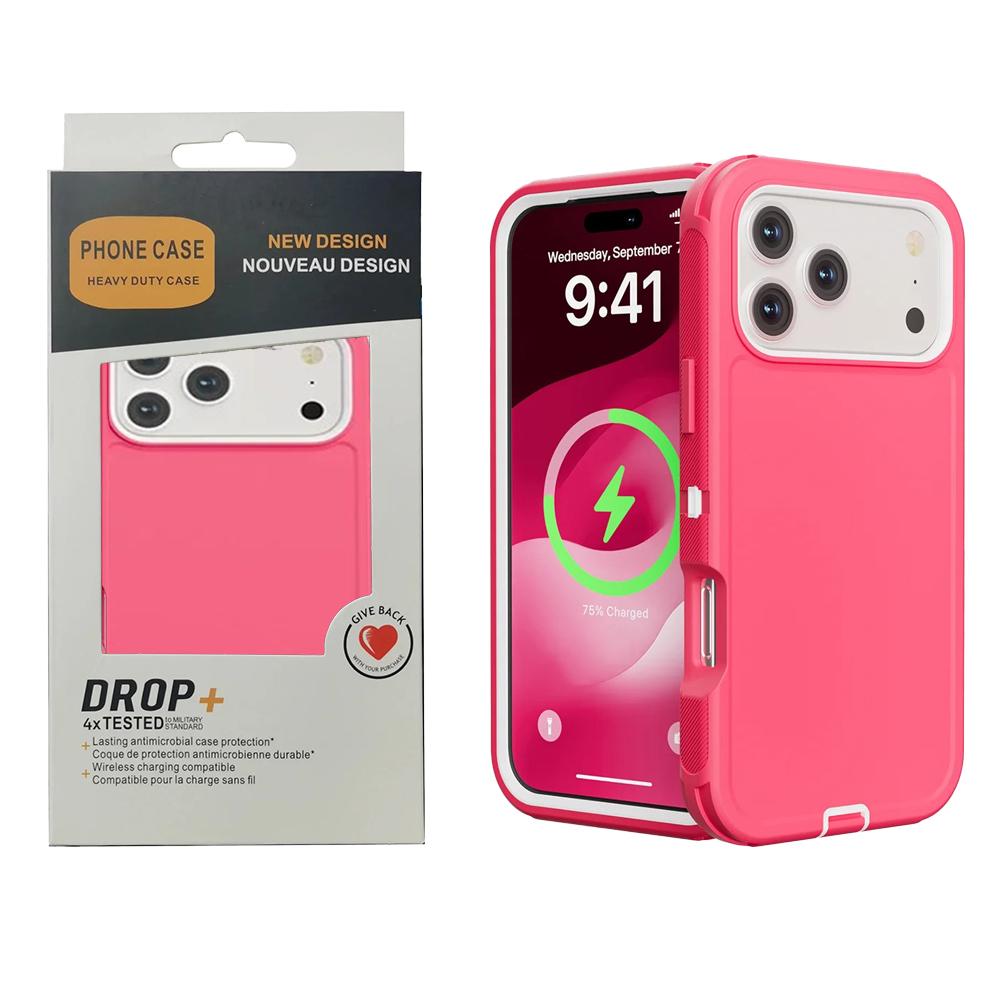 Heavy Duty Rugged Military Grade Phone Case for IPhone 17Pro Max 16 15 14 13 12 Defender Armor Ott Box Anti-Drop Protect Cover