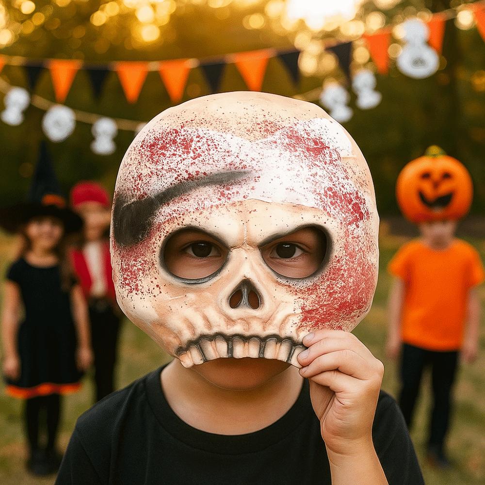 Realistic Masquerade Party Mask Creativity Bloody Skull Mask Halloween Cosplay Mask  Male Female