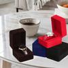 Watch Box Fashion Velvet Round Corner Smartwatch Clock Storage Case Jewelry Accessories Business Packaging Boxes