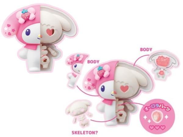 MegaHouse Disassembly Puzzle FANTASY Sanrio Characters My of Recommended 15 and Up MelodyKuromi (Box 4) Ages