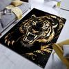 Mehrere Größen Tigerkopf Kunst Teppich Muster Teppich für Wohnzimmer Schlafzimmer Sofa Heimdekoration Rutschfeste Bodenmatte Luxuriöses Geschenk