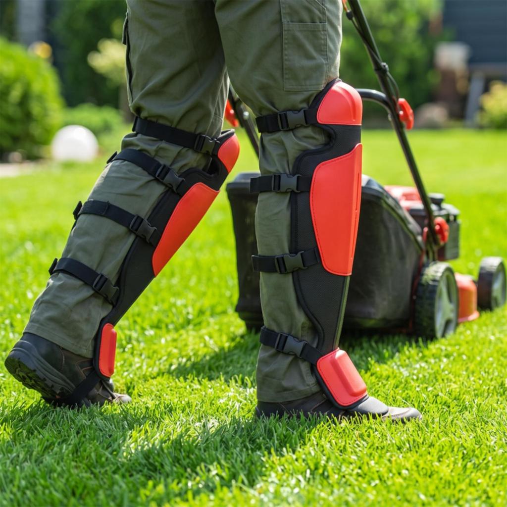 Lawn Mower Leg Guards Long-Lasting Protective Gear Heavy-Duty for Gardeners