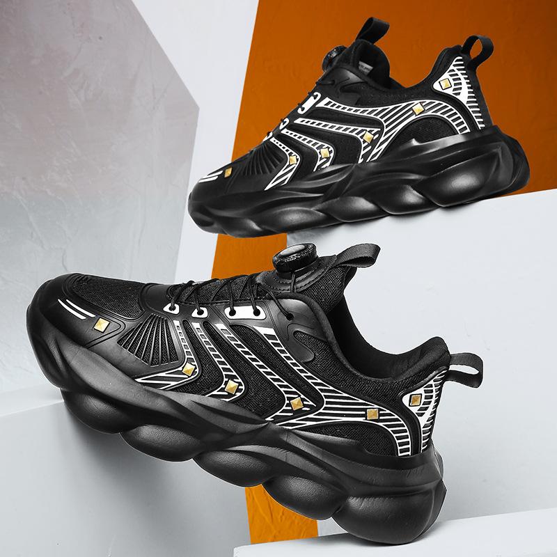 Men's shoes 2025 spring casual versatile retro ins tide platform dad shoes men's and women's couples sports running shoes