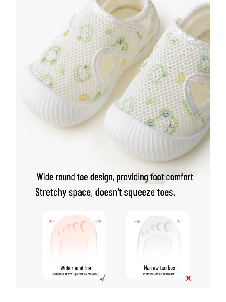 Breathable Mesh Soft Sole Sandals for 1-3 Year Old Toddlers