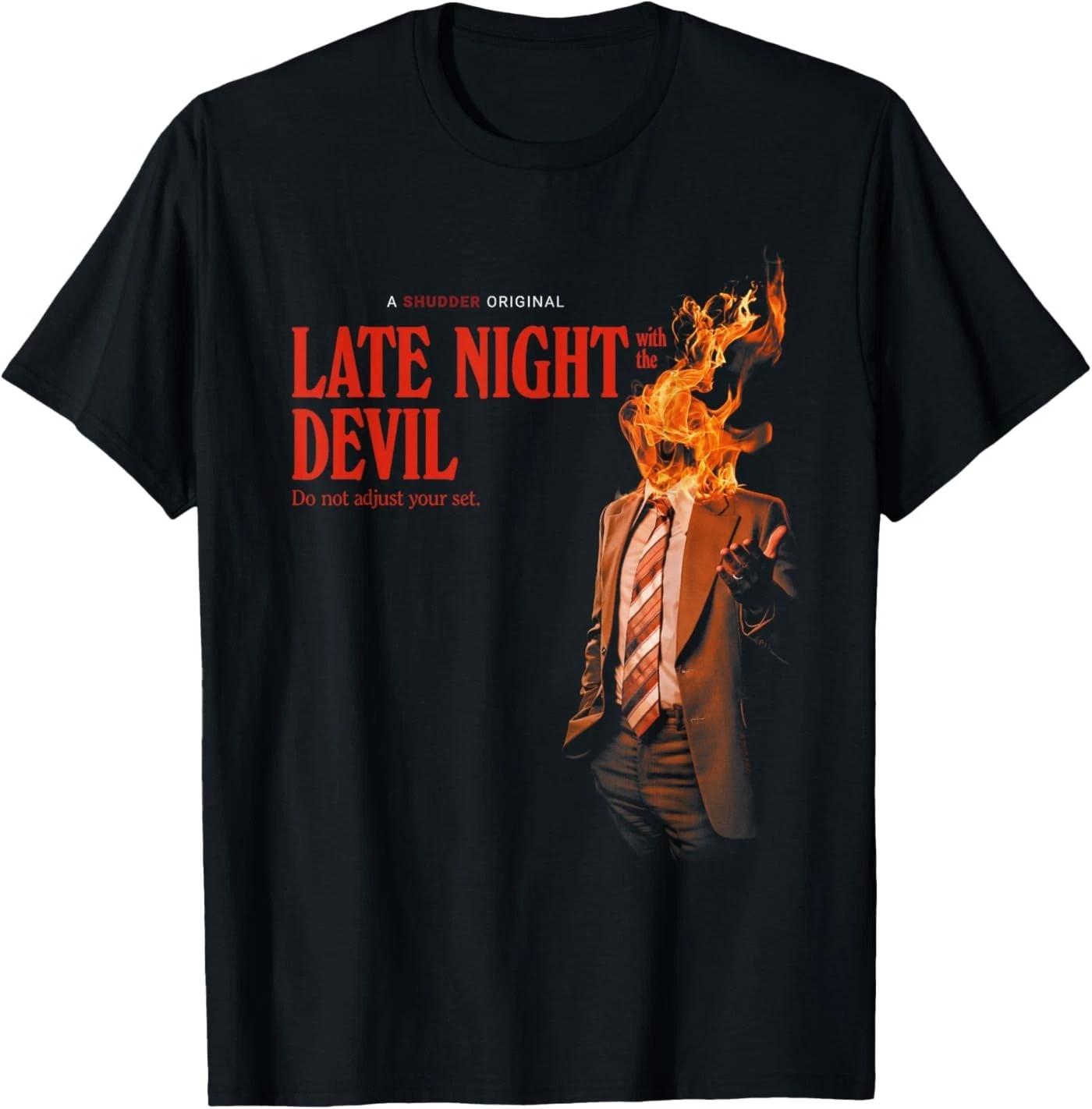 Late Night with The Devil Fire T-Shirt 2XL