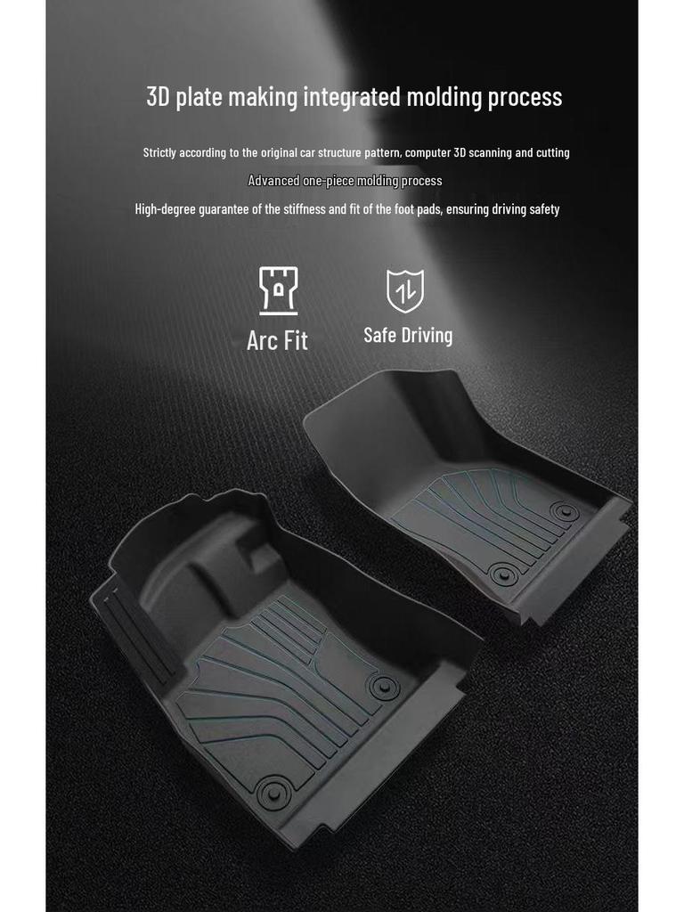 BYD Car Floor Mats for Qin PLUS, Yuan UP, Sea Lion, Seal 06/05, Song PRO, Seagull, Dolphin, Yuan PLUS