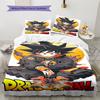 Biancheria da letto con motivo Son Goku, Set piumone Copripiumone Federa Regalo di compleanno per la casa (1 * copripiumino + 2 * federa, senza nucleo)