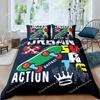 Skateboard Duvet Cover Boys Teens Sports Comforter Cover Microfiber Graffiti Art Twin Bedding Set Double Queen King Size026