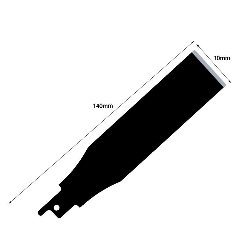 4-Piece Reciprocating Saw Scraper Blades, High Carbon Steel Tile Cleaning Tool For Removing Mortar And Adhesive From Ceramic Wal