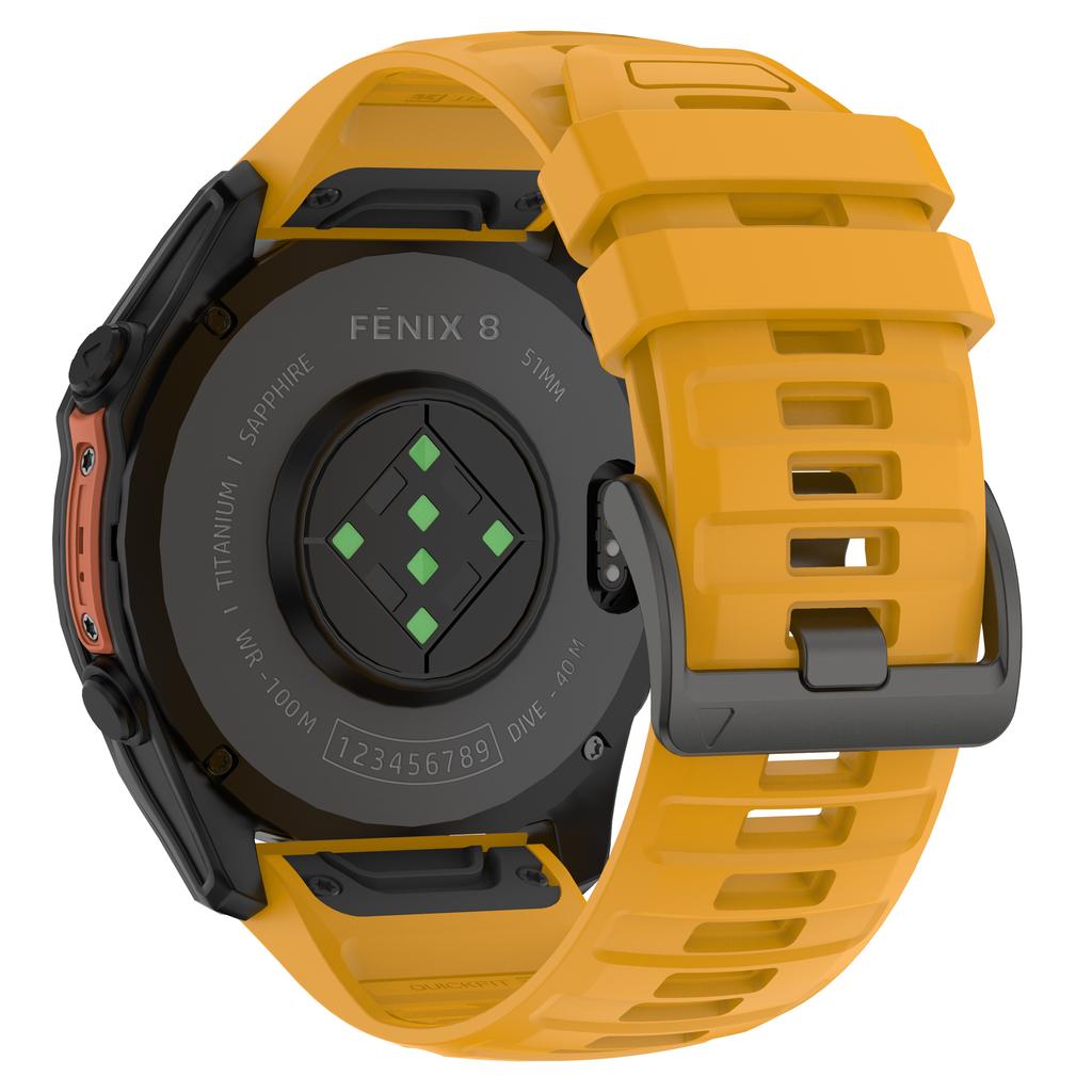 QuickFit 22mm 26mm Silikonarmband für Garmin Fenix 8 E 7X 7 6 6X Pro 5 5XPlus/Epix Pro Gen2 51mm 47mm Armband Uhrenarmbänder correa