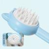 1 pet spray massage comb one button spray anti flying hair bath brush hair removal comb cat dog universal massage comb cleaning