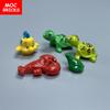 MOC Bricks Sapo Lagosta Tartaruga Peixe Palhaço Pequena Sereia Para Blocos de Construção Parte Compatível Monta Partículas Brinquedos Infantis