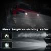 200W 7 Inches LED Headlights Halo Angle Eye Hi/Lo Beam DRL for Jeep Wrangler