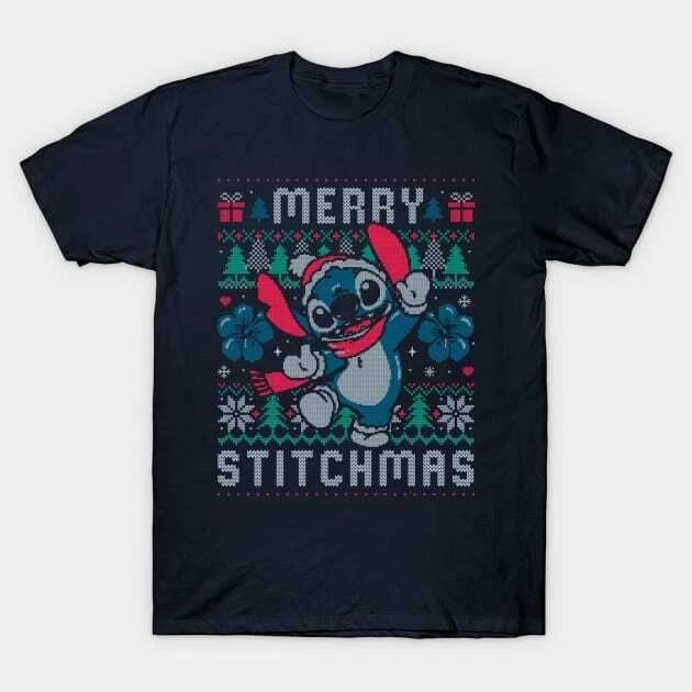Merry Stitchmas Funny Cute Christmas Gift Made in Australia T-Shirt S