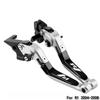 CNC Clutch Lever Brake Lever Set Adjustable Folding Handle Levers Motorcycle Parts For Yamaha YZF R1 2004-2014 YZF-R1 2007 2008