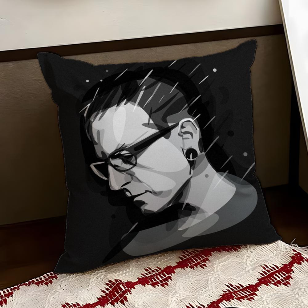 CChester BBennington Cushion Cover Reversible Soft Durable Pillow Cover Home  Car MultiScene Use for Daily Comfort