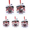 Personalized Diy Family Name Christmas Hanging Ornament For 2-6 People