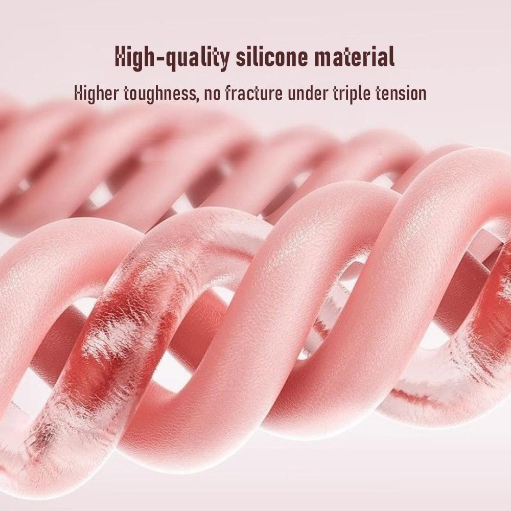 1 buc Bandă de Rezistență Siliconică ProFlex în formă de 8 pentru Yoga - Coardă Elastică Universală pentru Fitness și Stretching pentru Spate, Talie, Braț