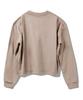 PRINOAR Semi-Crop Long Sleeve T-Shirt - Ginger Beige