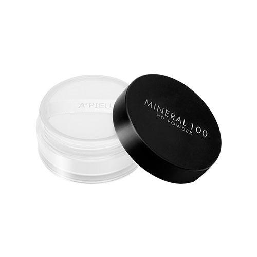 A’PIEU Mineral 100 HD Powder 5.5g – Lightweight, High-Definition Finishing Powder