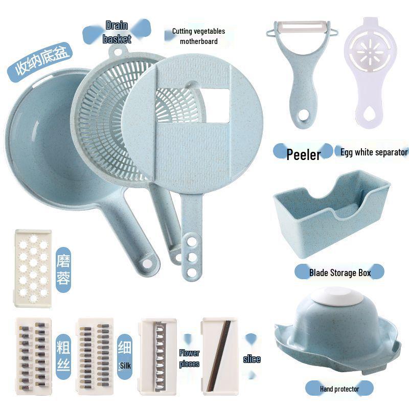 Multifunctional Kitchen Vegetable and Potato Grater & Slicer