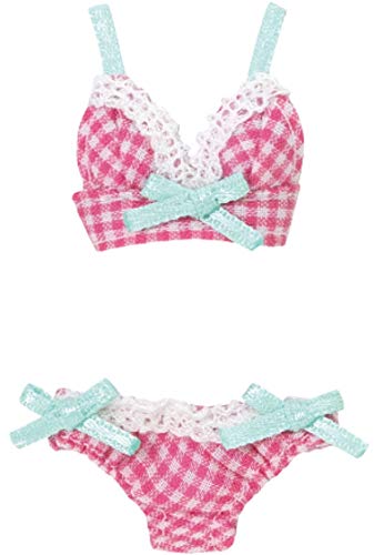 Picco Neemo 1/12 Gingham Bra & Shorts Set Pink (Doll)