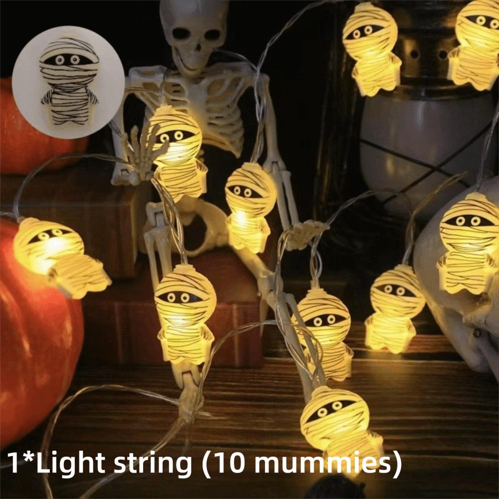 Ten Eyeball String Lights Simulation Glowing Eyeball Hanging Lamp Luminous Eyeballs Halloween