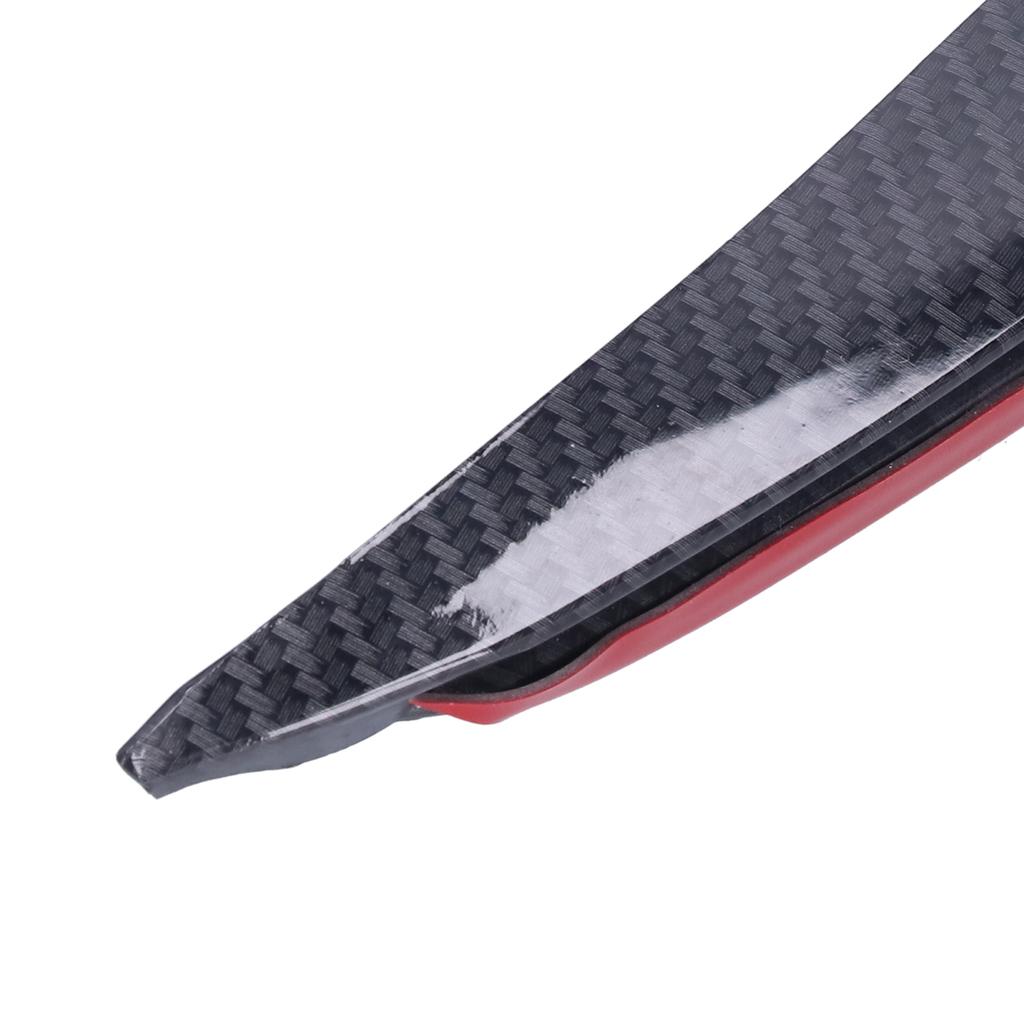 2pcs Rear Bumper Spoiler Side Canard Left Right Fit for C Class W205 C180 C200(Carbon )