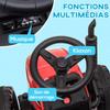 Electric Tractor with Detachable Trailer, for Children 3-6 Years, Remote Control, MP3, Lights