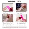 Press The Nail, Nail Glue And Nail Glue, Reusable Nail Solid Color Skin Nail Patches