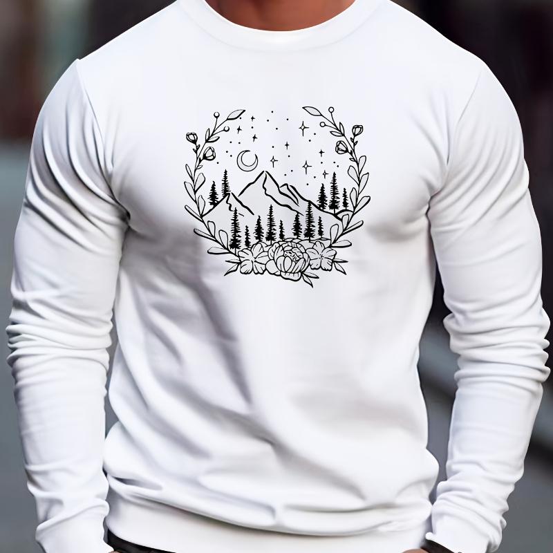 

Crew Neck Sweatshirt, Stretch Cotton-Linen-Viscose Mix, Slim Fit & Versatile S