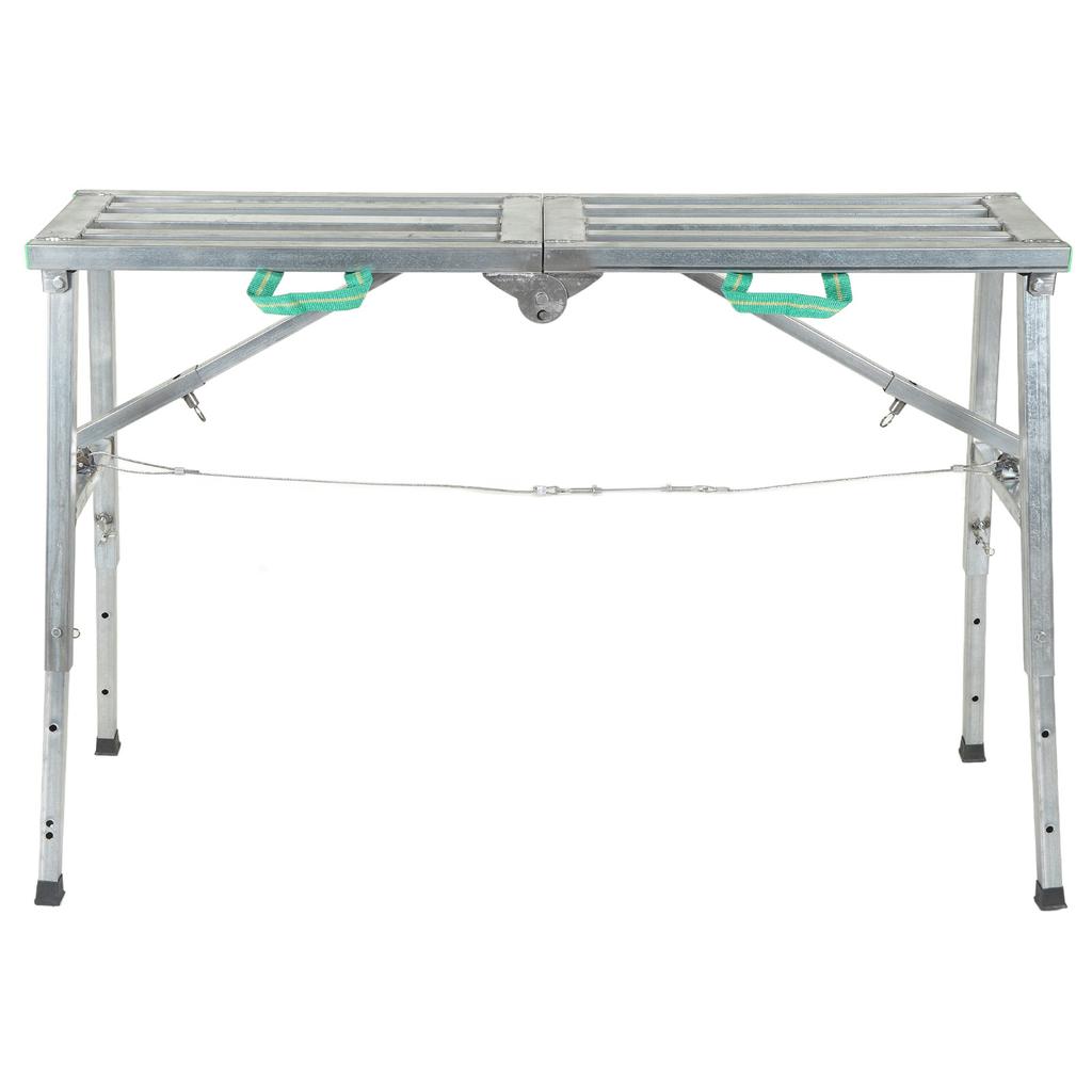 60-90cm Verstelbaar Opvouwbaar Werkplatform Aluminium Verdikt Steiger Gipsplaat Trapbank
