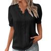 Fashionable Ladies Summer Hollow Short-sleeved Tops