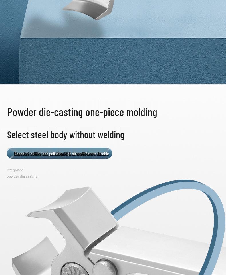 Stainless Steel Push Button Anti-Splash Nail Clippers