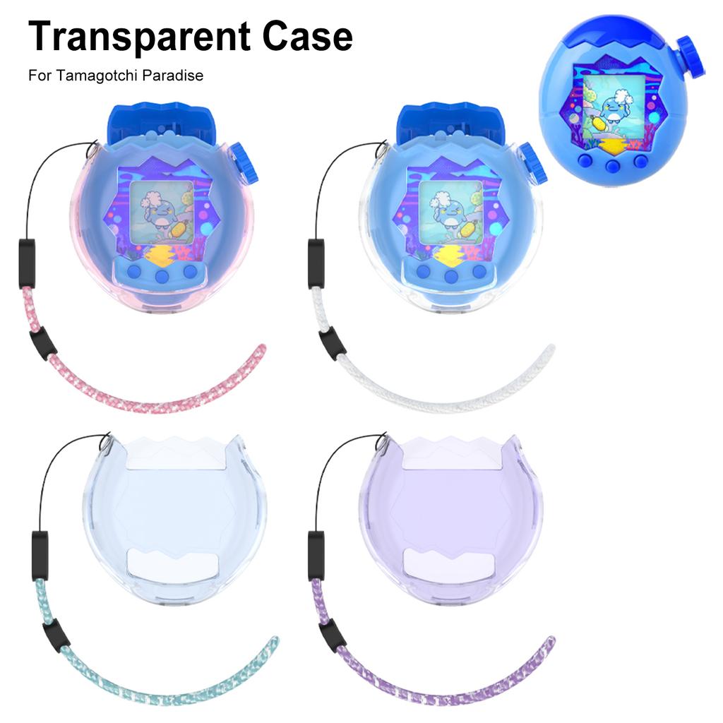 Transparent Protective Case for Tamagotchi Paradise Protective Case Hard Shell Protective Cover Anti-Scratch Cover Accessories
