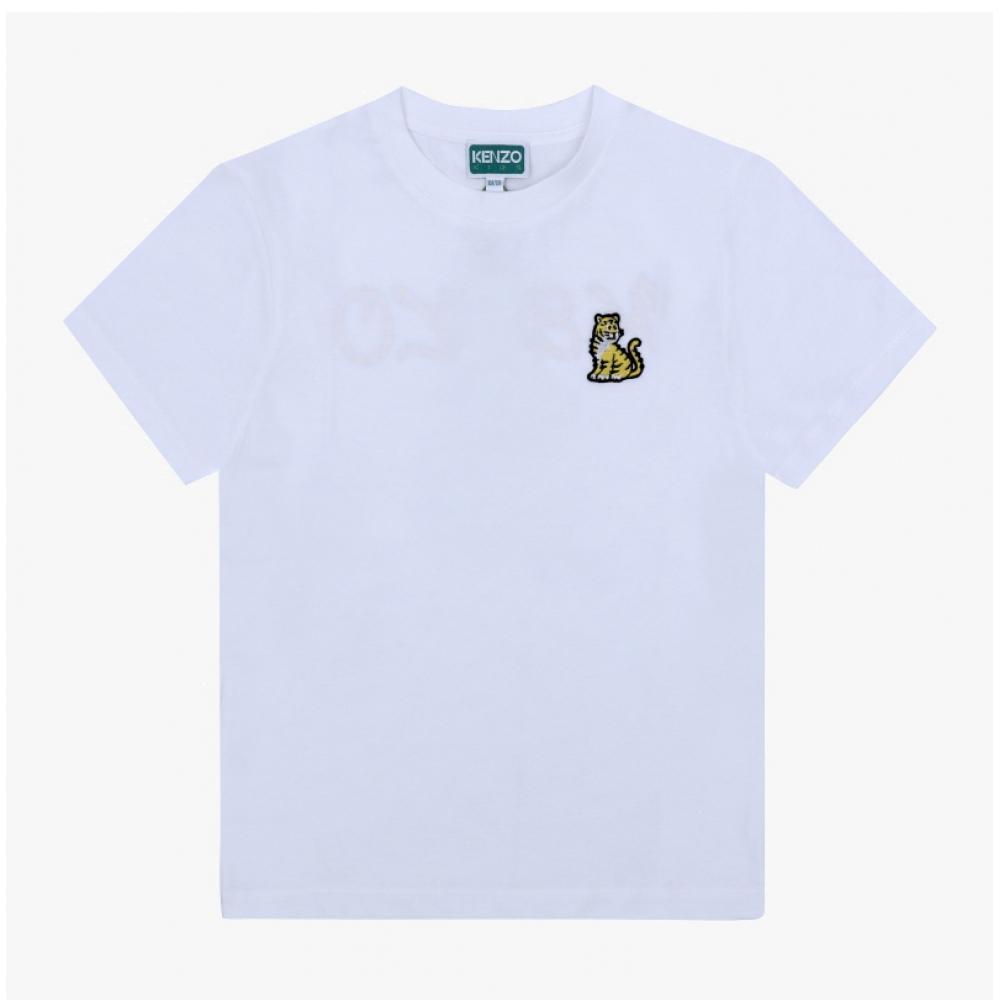 Kenzo Kids ShorT Sleeve T shirT koTora Tiger K61700