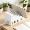 Multiple Device Charging Solution With Cable Management And Secure Base For Neat sectors