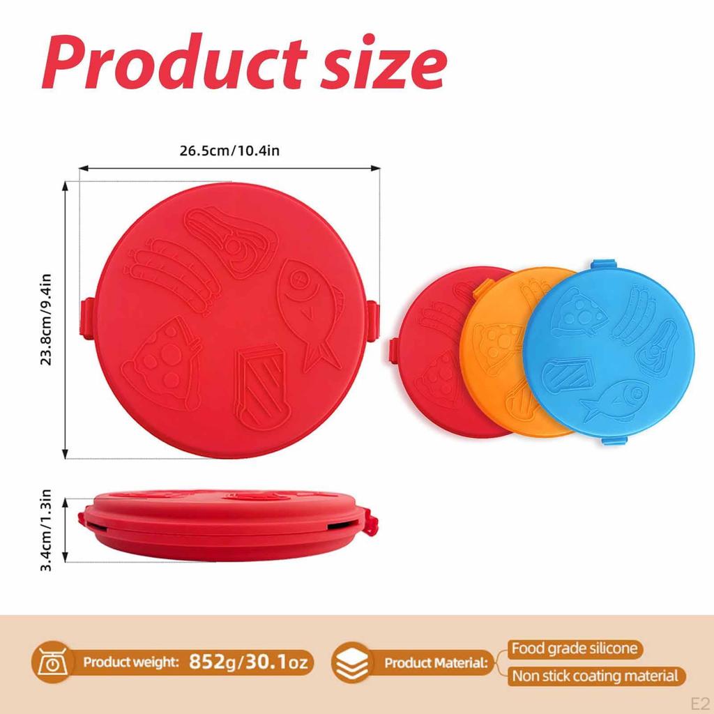 Microwave Grill Pan Cookware with Lid Fry Griddle Crisper for Office Sandwich Crisping Grilled