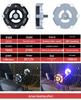 12V High-Brightness LED Motorcycle Abyss Decorative Lights - Personalized Atmosphere with Side Warning