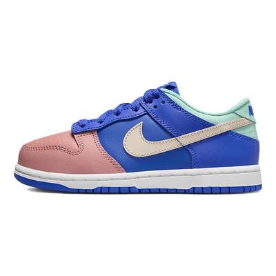 Dunk Low SE PS Salmon Toe Kids Sneakers Blue Hyper-Royal Emerald-Rise DZ2874-400
