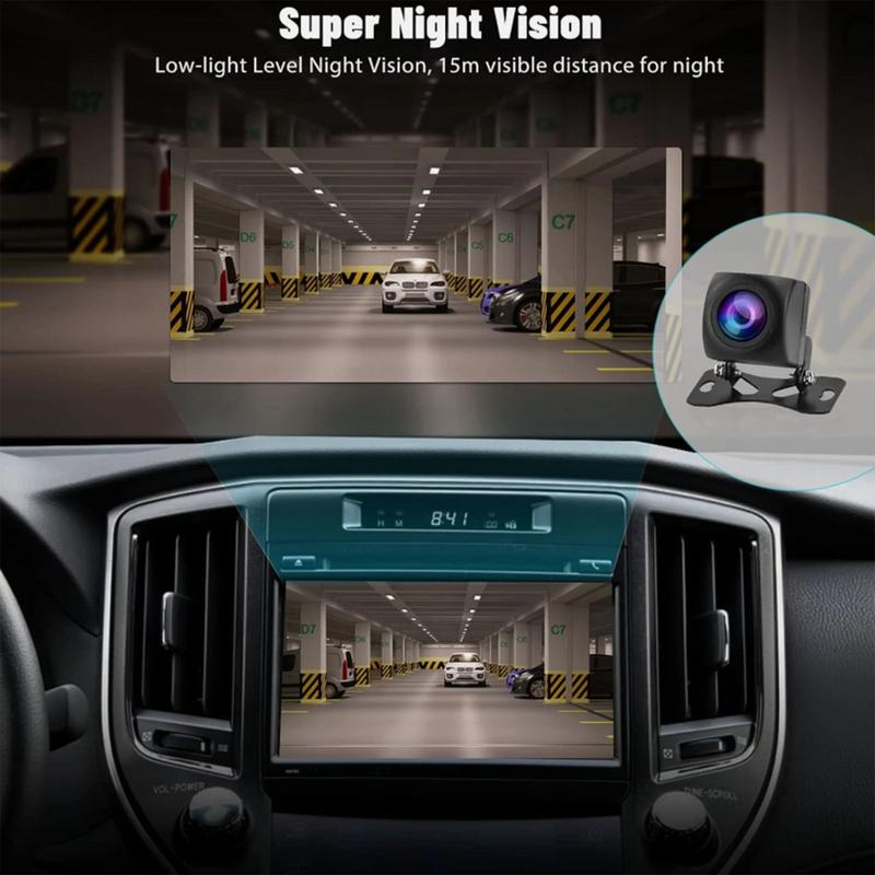 Car Back Up Camera AHD Car Reverse Camera System Wide Angle View Night Vision High Resolution Reversing System Parking