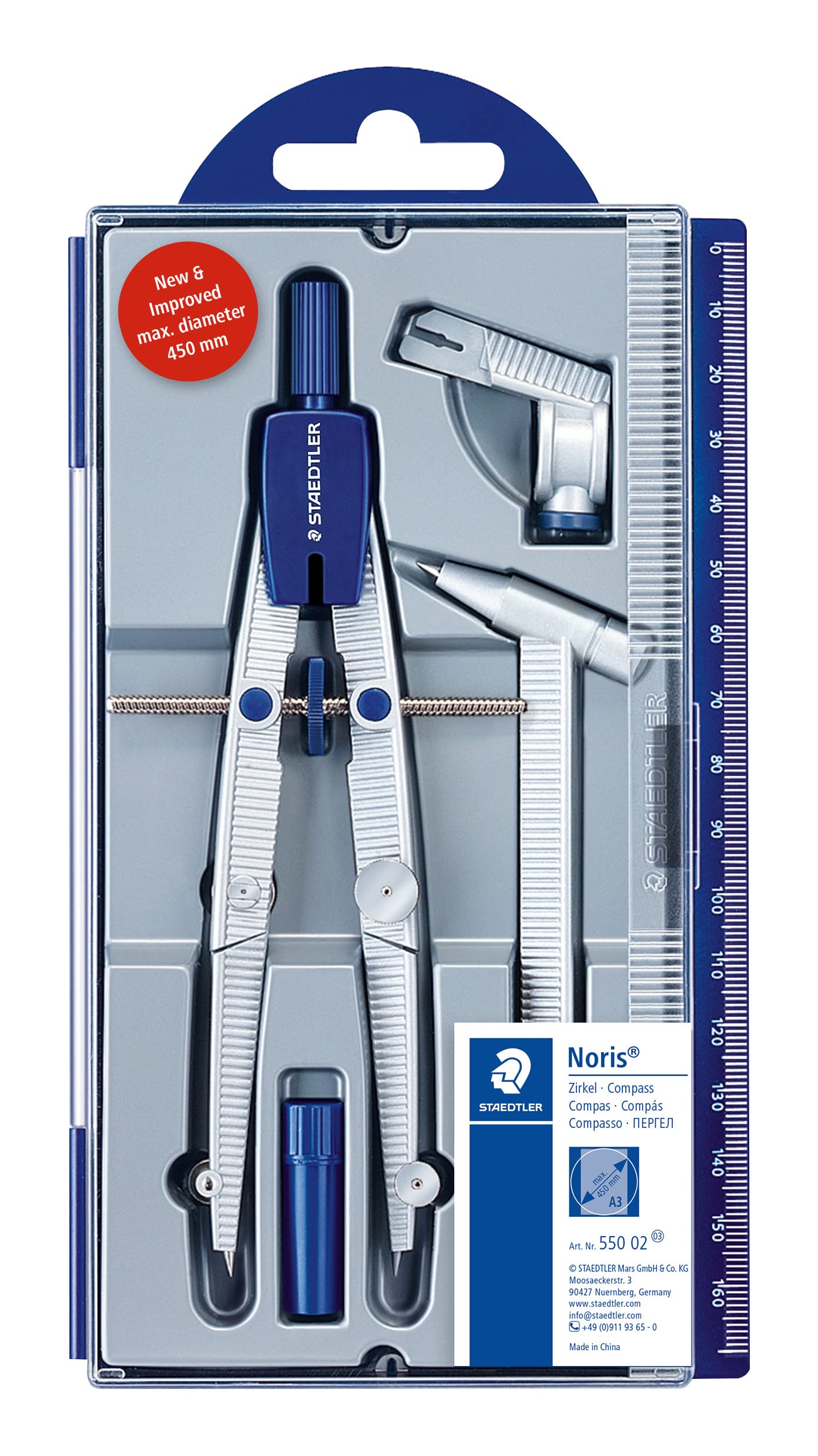 

Staedtler Compass School Compass Medium Car Type 550 02